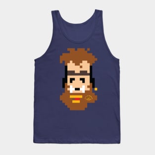 Pixelated Caveman Tank Top